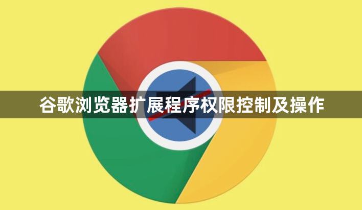 谷歌浏览器扩展程序权限控制及操作1