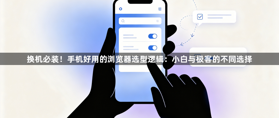 换机必装！手机好用的浏览器选型逻辑：小白与极客的不同选择1