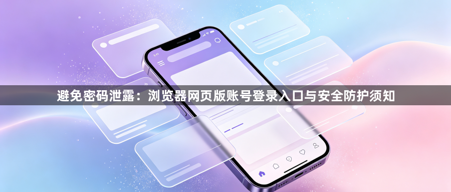 避免密码泄露：浏览器网页版账号登录入口与安全防护须知1