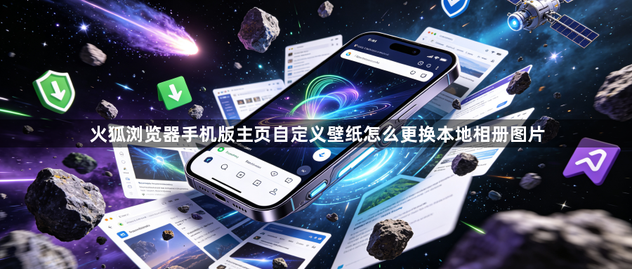 火狐浏览器手机版主页自定义壁纸怎么更换本地相册图片1