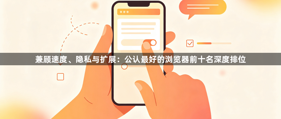 兼顾速度、隐私与扩展：公认最好的浏览器前十名深度排位1