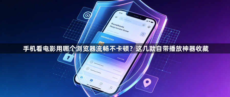 手机看电影用哪个浏览器流畅不卡顿？这几款自带播放神器收藏1