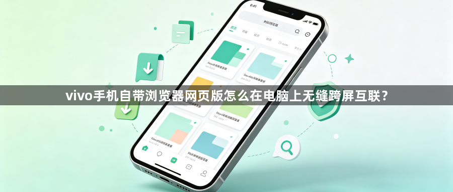 vivo手机自带浏览器网页版怎么在电脑上无缝跨屏互联？1