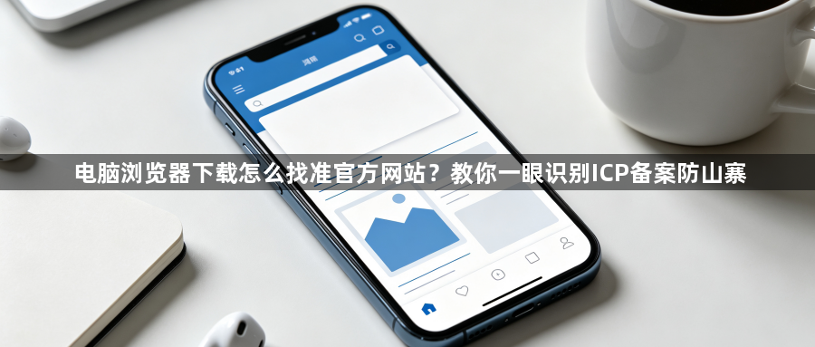电脑浏览器下载怎么找准官方网站？教你一眼识别ICP备案防山寨1