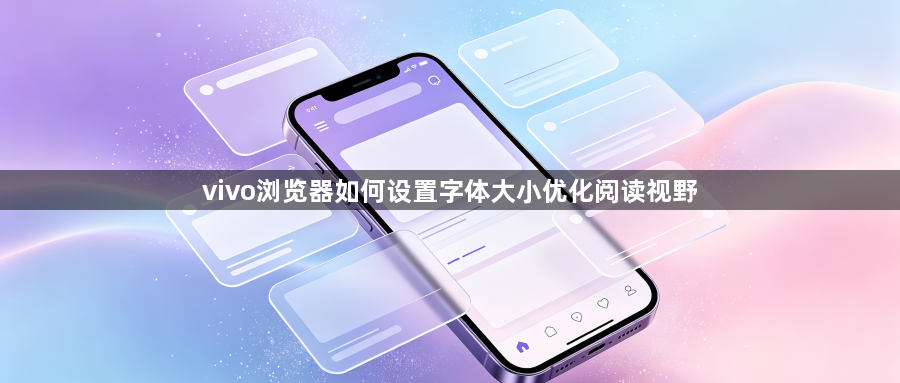 vivo浏览器如何设置字体大小优化阅读视野1
