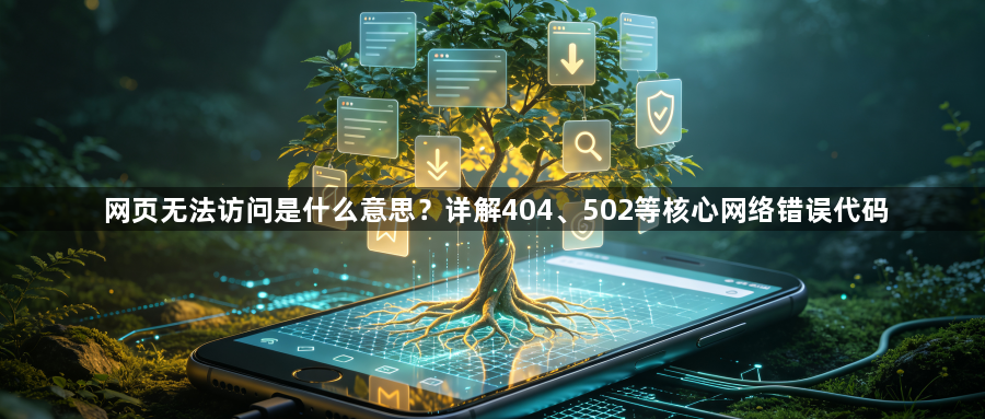 网页无法访问是什么意思？详解404、502等核心网络错误代码1