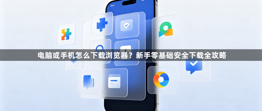 电脑或手机怎么下载浏览器？新手零基础安全下载全攻略1