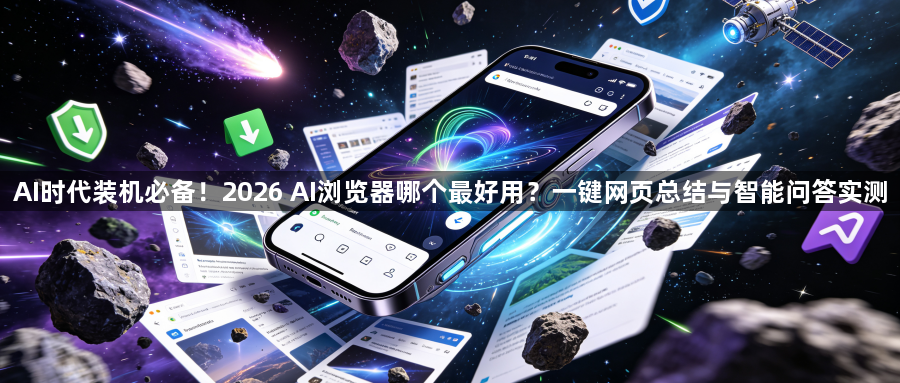 AI时代装机必备！2026 AI浏览器哪个最好用？一键网页总结与智能问答实测1