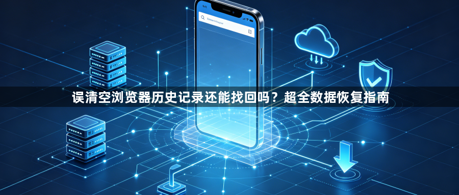 误清空浏览器历史记录还能找回吗？超全数据恢复指南1