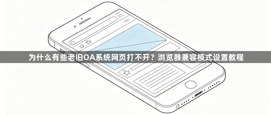 为什么有些老旧OA系统网页打不开？浏览器兼容模式设置教程1