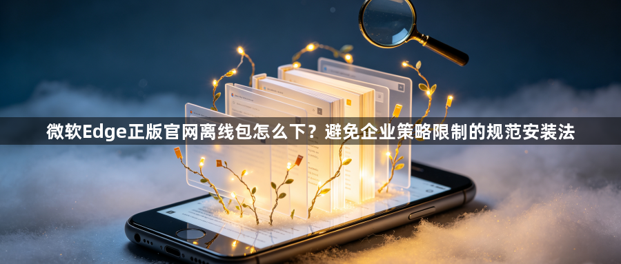微软Edge正版官网离线包怎么下？避免企业策略限制的规范安装法1