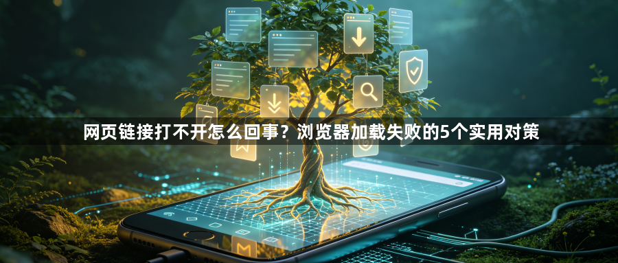 网页链接打不开怎么回事？浏览器加载失败的5个实用对策1