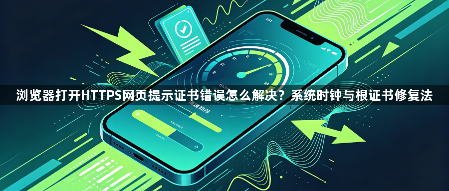 浏览器打开HTTPS网页提示证书错误怎么解决？系统时钟与根证书修复法1