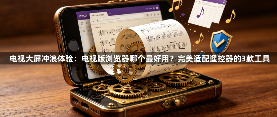 电视大屏冲浪体验：电视版浏览器哪个最好用？完美适配遥控器的3款工具1