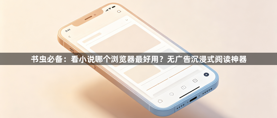 书虫必备：看小说哪个浏览器最好用？无广告沉浸式阅读神器1