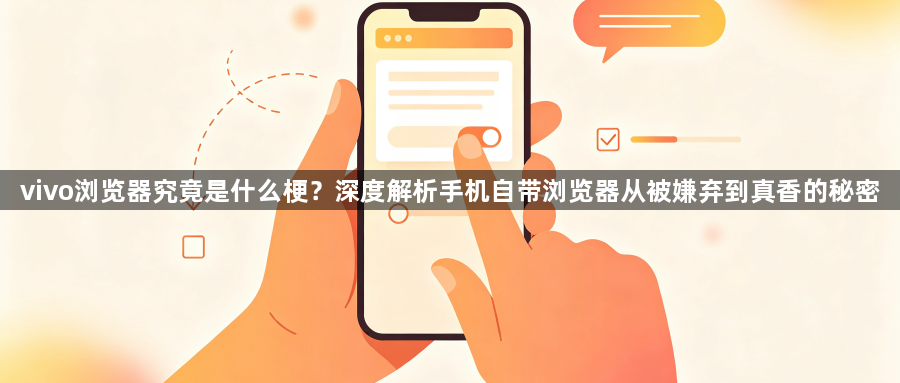 vivo浏览器究竟是什么梗？深度解析手机自带浏览器从被嫌弃到真香的秘密1