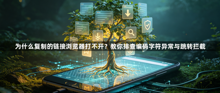 为什么复制的链接浏览器打不开？教你排查编码字符异常与跳转拦截1